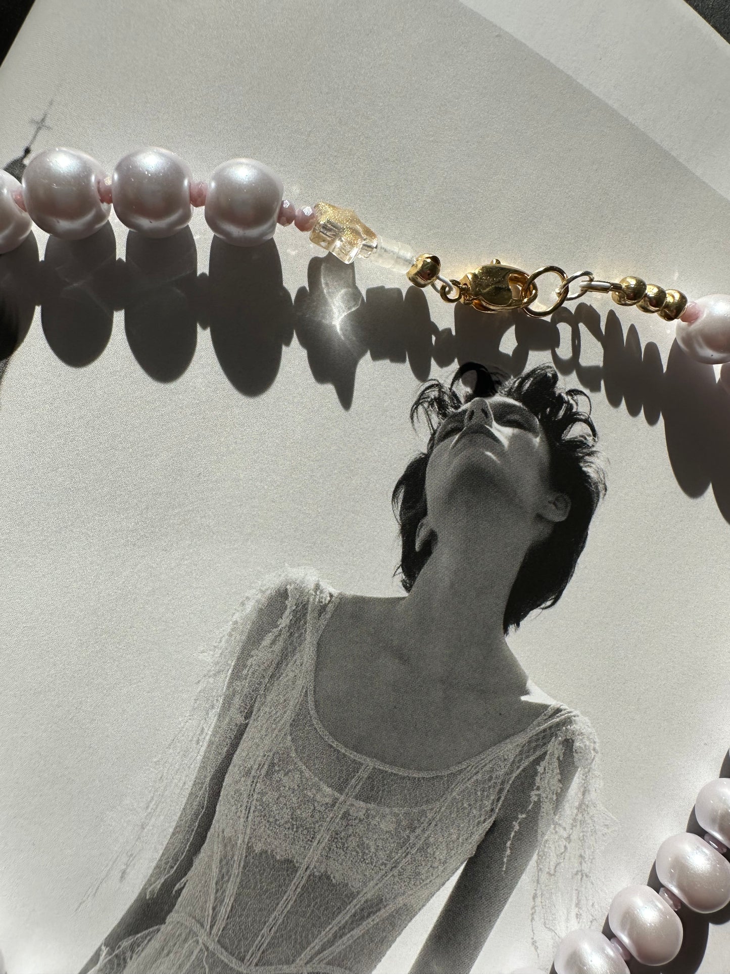 Silver Cœur D’amour in perle lavande