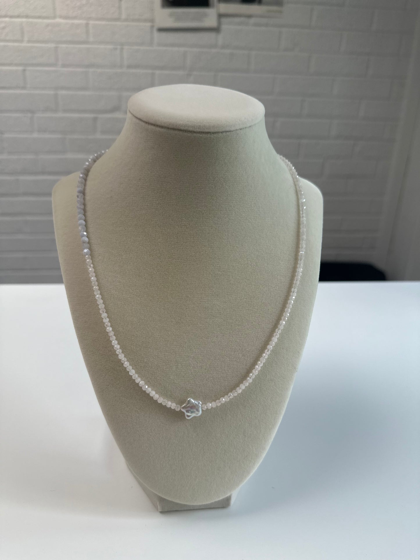 Sea foam & Stardust Necklace
